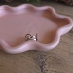 Zilverkleurige verstelbare wave ring – Studio Glow Jewels